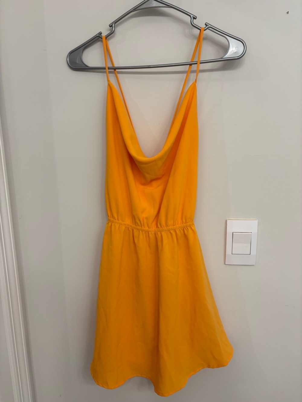 Orange Inmod Mini Dress